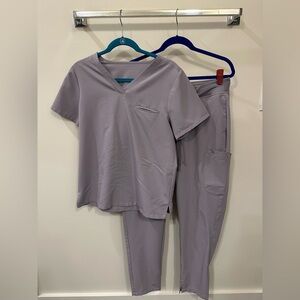 Mandala Scrub Set in Ube